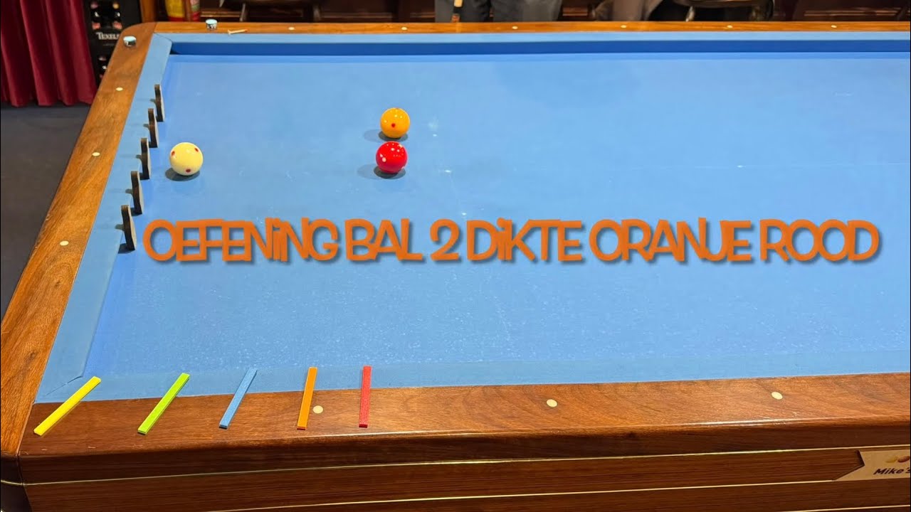 Willem Boldewijn biljartles bij Mike’s live Biljartstudio! Gewoon doen! Kijk en 🆎