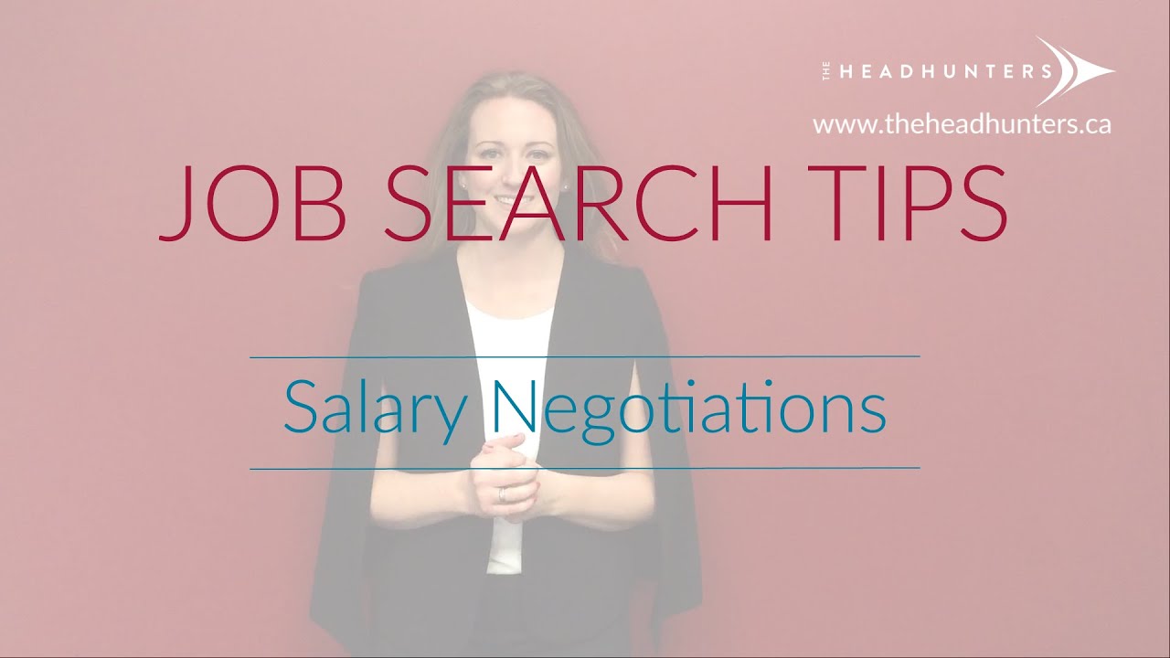 Salary Negotiations - Job Search Tips