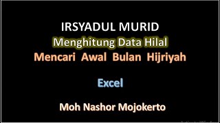 IrsyadulMurid Part 7  || Data Bulan, 14 Koreksi , Bujur Bulan