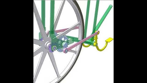 Chainless bike with 4-bar linkages