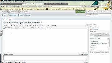 Edit a page in PBworks