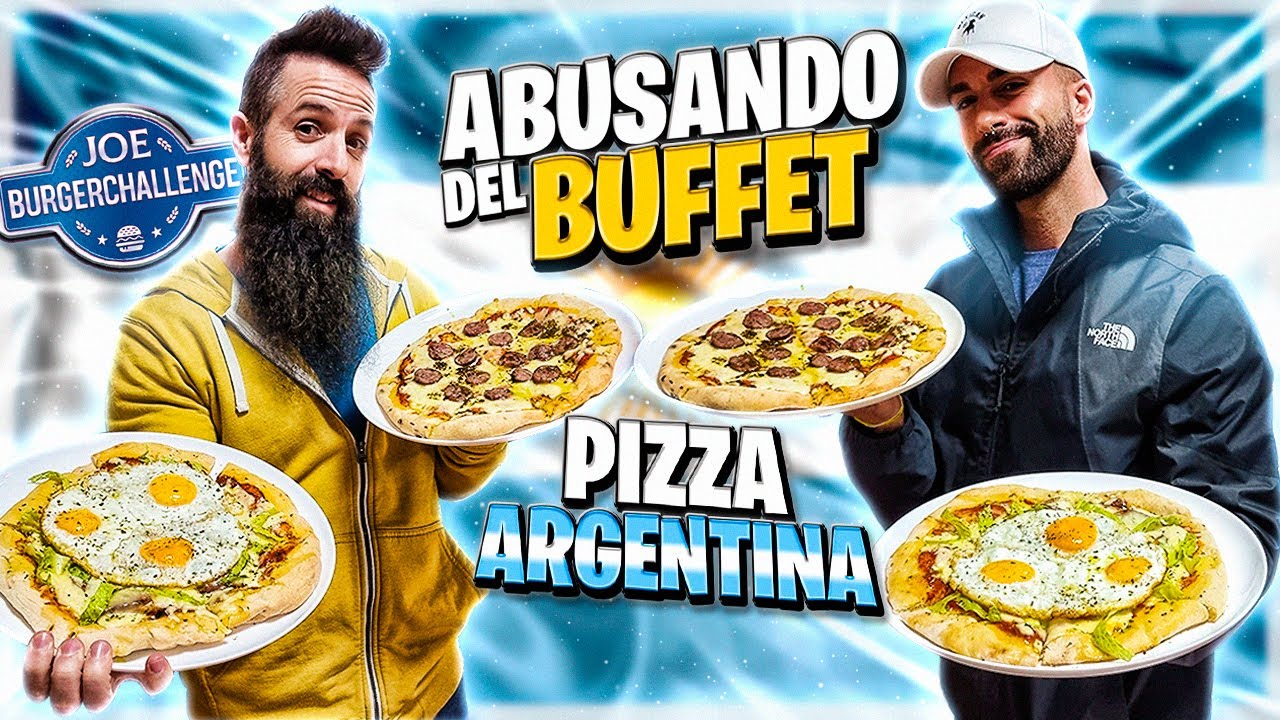 ABUSANDO DEL BUFFET DE PIZZA ARGENTINA *Toda la pizza que podamos comer por  10 euros* - YouTube