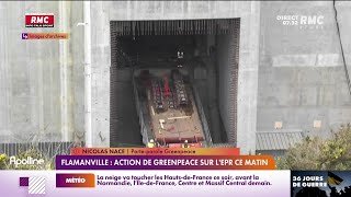 Flamanville : action coup de poing de Greenpeace sur le chantier de l'EPR