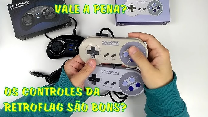 Controle de Jogo Bluetooth + Emulador + Cartão de Memoria 760 Jogos de  Super Nintendo Gamepad Celular Joystick Wireless Android