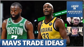Jaylen Brown, Myles Turner, \& More Dallas Mavericks Trade Ideas to Help Luka Doncic | Mavs Podcast