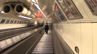 Escalator in Budapest