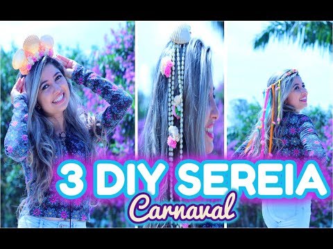 DIY: ACESSÓRIOS DE CABELO DE SEREIA | IDEIAS DIY!