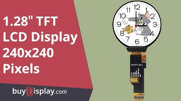 240x240 Round IPS TFT LCD Display 1.28 inch Capactive Touch Circle Screen
