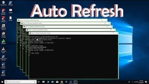 Computer Auto Refresh Software Create 2020(THE4TECH)
