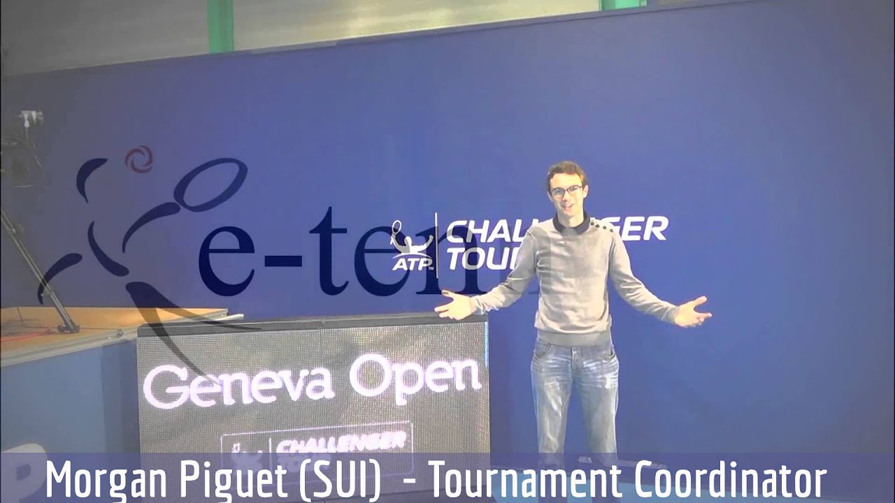 ATP Challenger Geneva 2013 - Greetings from Morgan Piguet