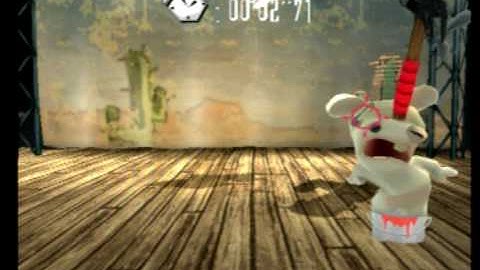 Rayman Raving Rabbids PS2 Gameplay Day 6 Bunnies are oversensitive