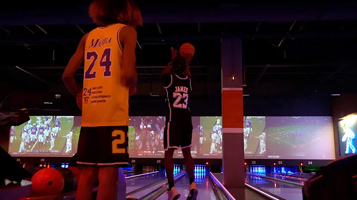 Playing Basketball at a Bowling Alley!