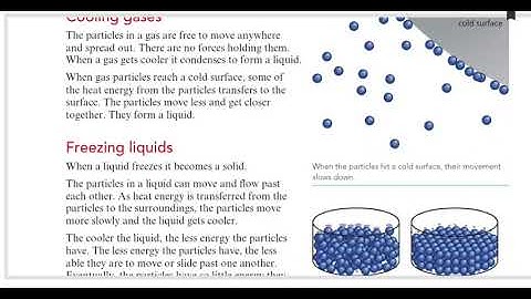 Explaining change of state