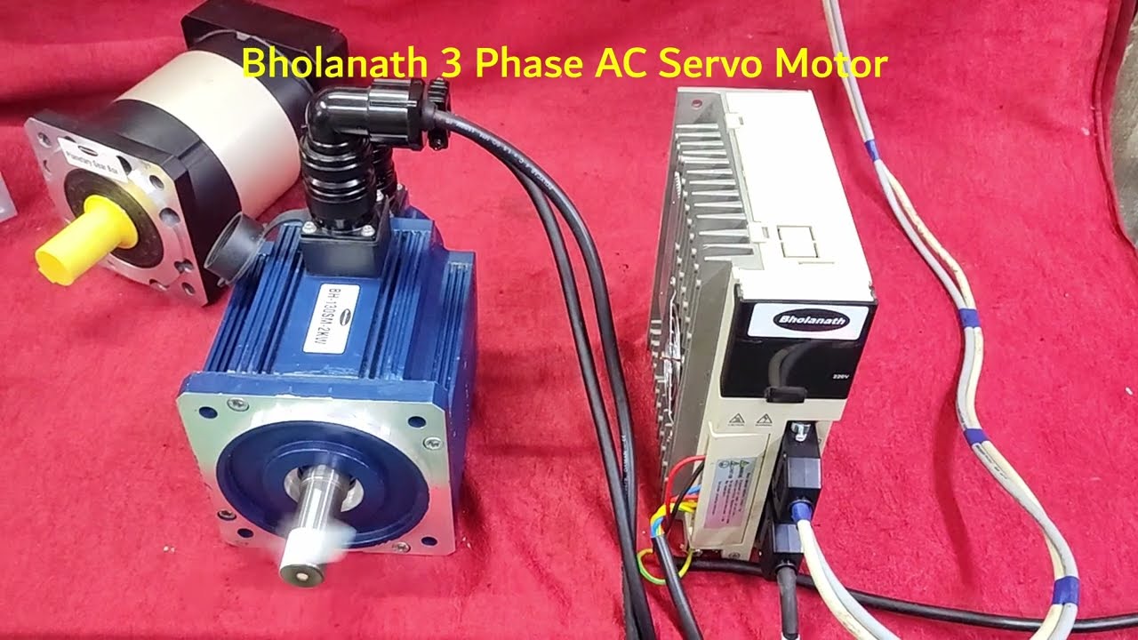 3 Phase AC Servo Motor Bholanath AC Motor | Hindi - YouTube