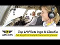 MUST SEE! TWO COOL LADIES piloting HEAVY MD-11F ULTIMATE COCKPIT MOVIE [AirClips full flight series]