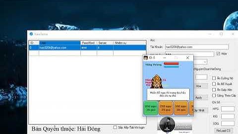 [SHARE] Share Tool Tự Động Tìm Hùng Vương Lấy Dưa Hấu | NGỌC RỒNG ONLINE | NRO