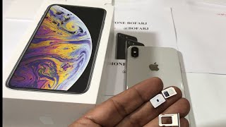 فتح علبة ايفون اكس اس ماكس شريحتين iPhone xs max Unboxing