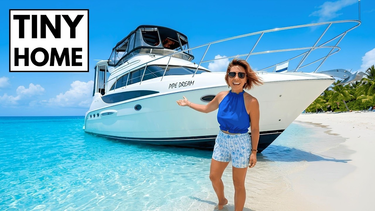 BETTER THAN A HOUSE 😳 $278K 2007 Meridian 459 Liveaboard Motor Yacht Tour
