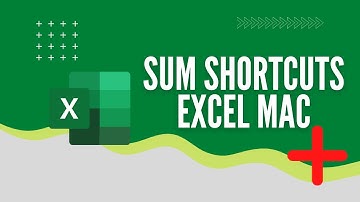 Quick Tips - Sum Shortcut In Excel On A Mac