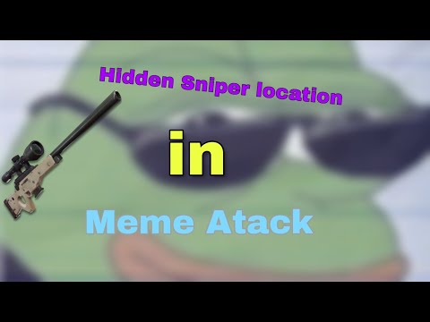How To Find The Hidden Sniper In Meme Attack Roblox Youtube - roblox meme attack secret weapon
