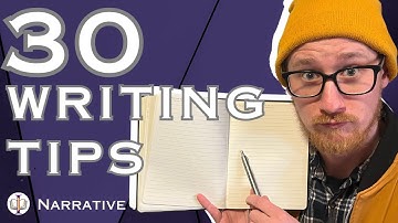 30 WRITING TIPS IN 15 Minutes #writingadvice #writingtips