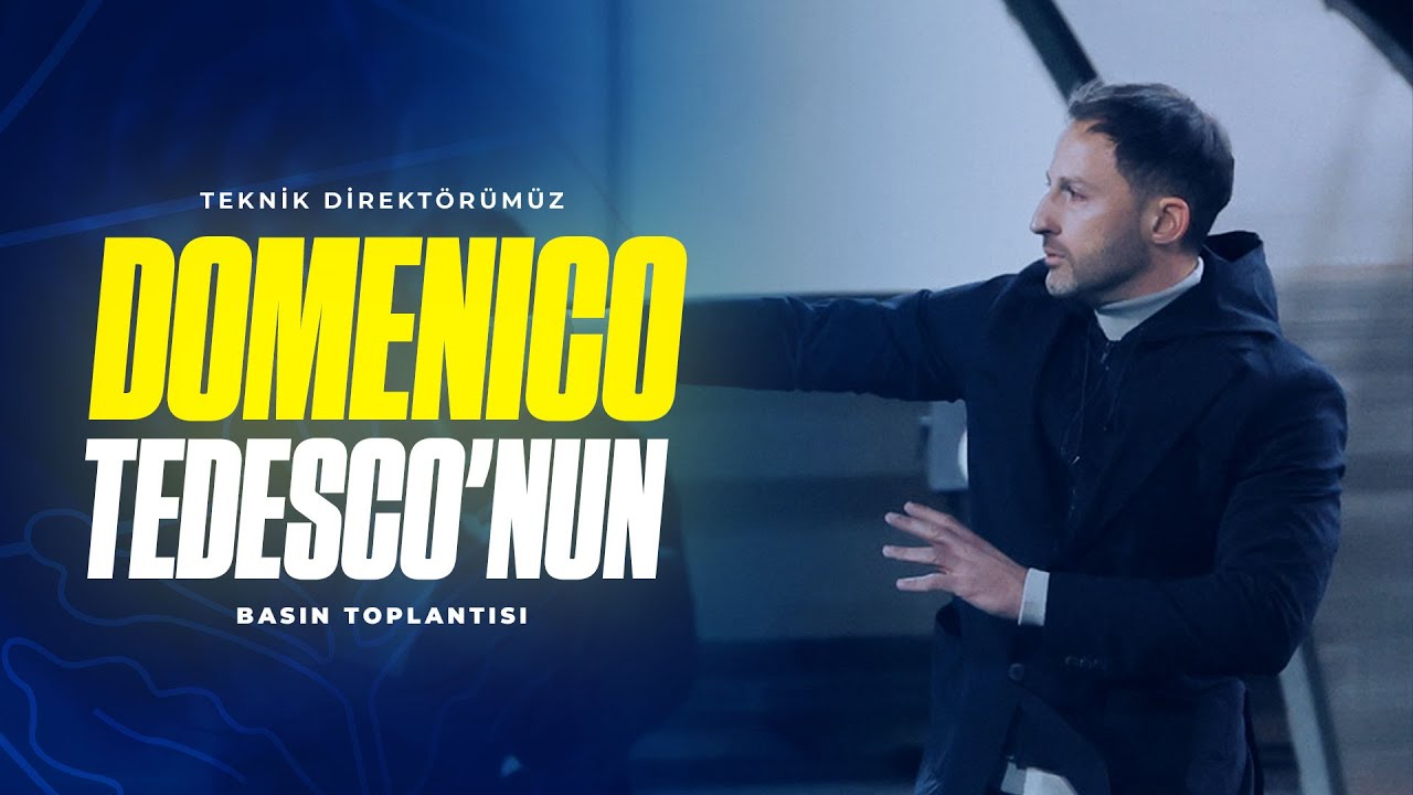 Teknik Direktörümüz Domenico Tedesco'nun Maç Sonu Basın Toplantısı | Alanyaspor 2-3 Fenerbahçe