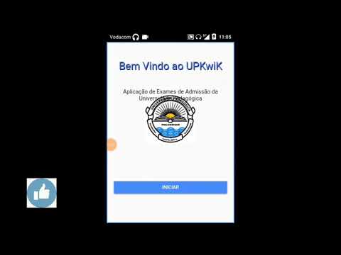 App da UP para ver resultados dos exames de admisão