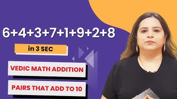 Line Addition Trick To Add Many Single Digit Numbers Quickly | Vedic Maths Line Addition Method 2023