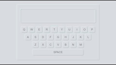 Neumorphism Typing Keyboard Using HTML CSS And JavaScript | Unstoppable Coding |#javascript #coding