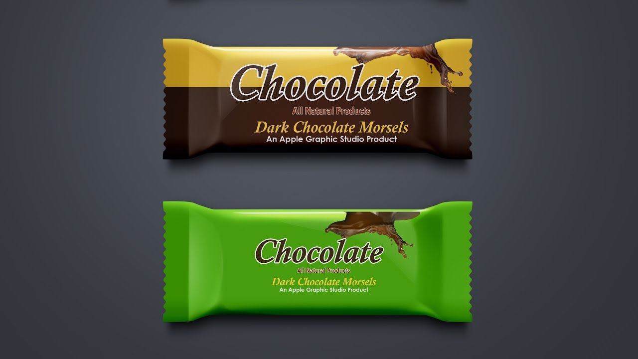 Download Product Packaging Design Tutorial in Photoshop - Chocolate ...