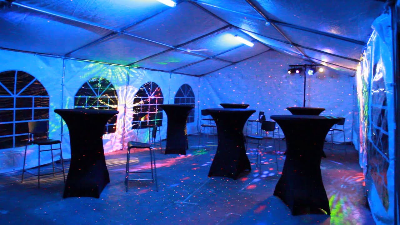 Partyverlichting met blacklight