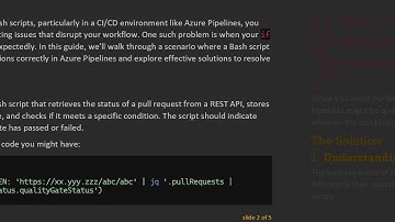 Troubleshooting if Conditions in Bash Scripts on Azure Pipelines