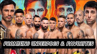 UFC 301 Best Underdogs and Favorites