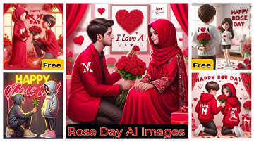 Create 3D AI Rose🌹Day Image Create 2024 I Happy Rose Day🌹IBing Image Creator Rose Day tutorial