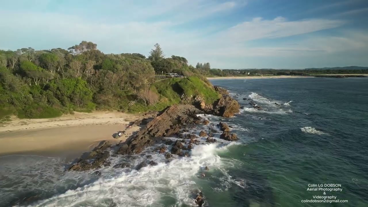 pebbly beach mid-north coast Australia