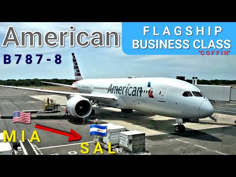American B787-8 Flagship Business Class Trip Report | Miami(MIA) - San Salvador(SAL) Chapter 1 |4K|