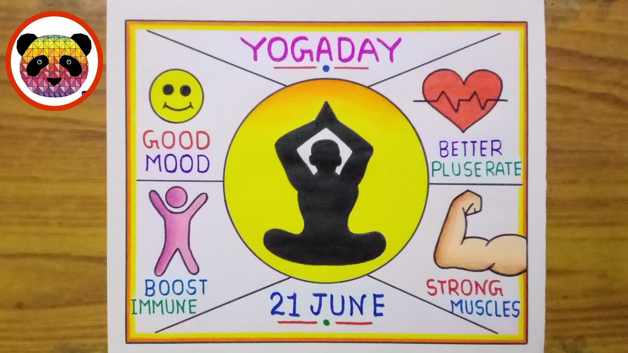 International Yoga Day Drawing / Yoga Day Drawing / Yoga Day Poster