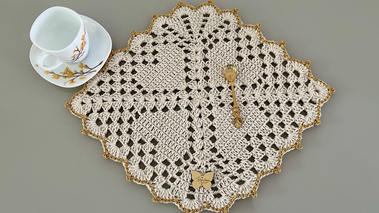 Лист Супла сердечки КРЮЧКОМ Полный пошаговый урок