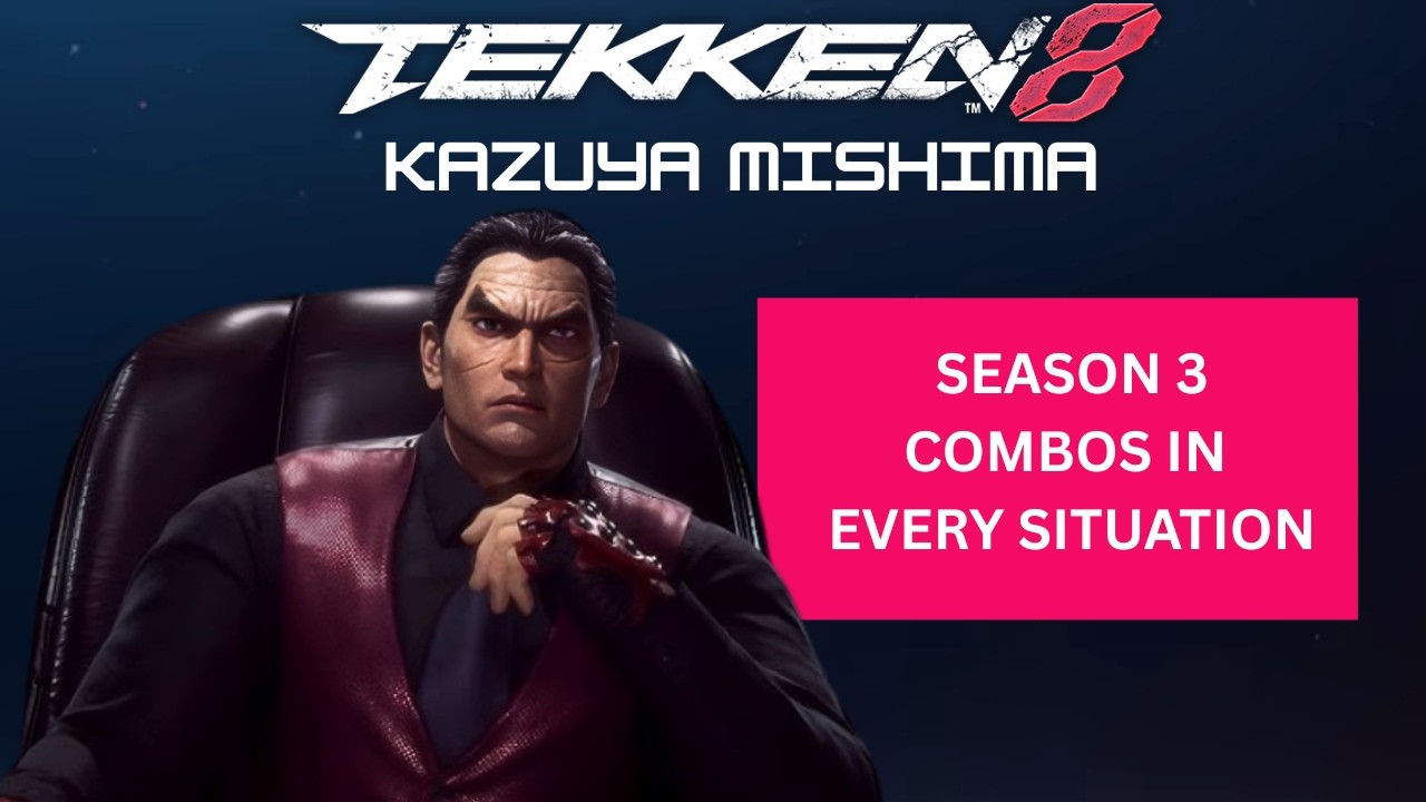 Season 3 ALL Kazuya COMBOS - YouTube