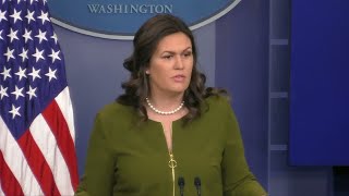Sarah Huckabee Sanders on Tillerson: "The President was here today with the Secretary of State"