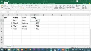 Year 3 Week 5 lesson - Fonts and Sizes in Excel