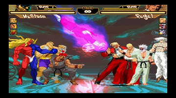 Bison Sagat Akuma Gill VS Rugal Geese Mr.Karate Orochi - Clash OF SNK VS CAPCOM Bosses - Epic Fights