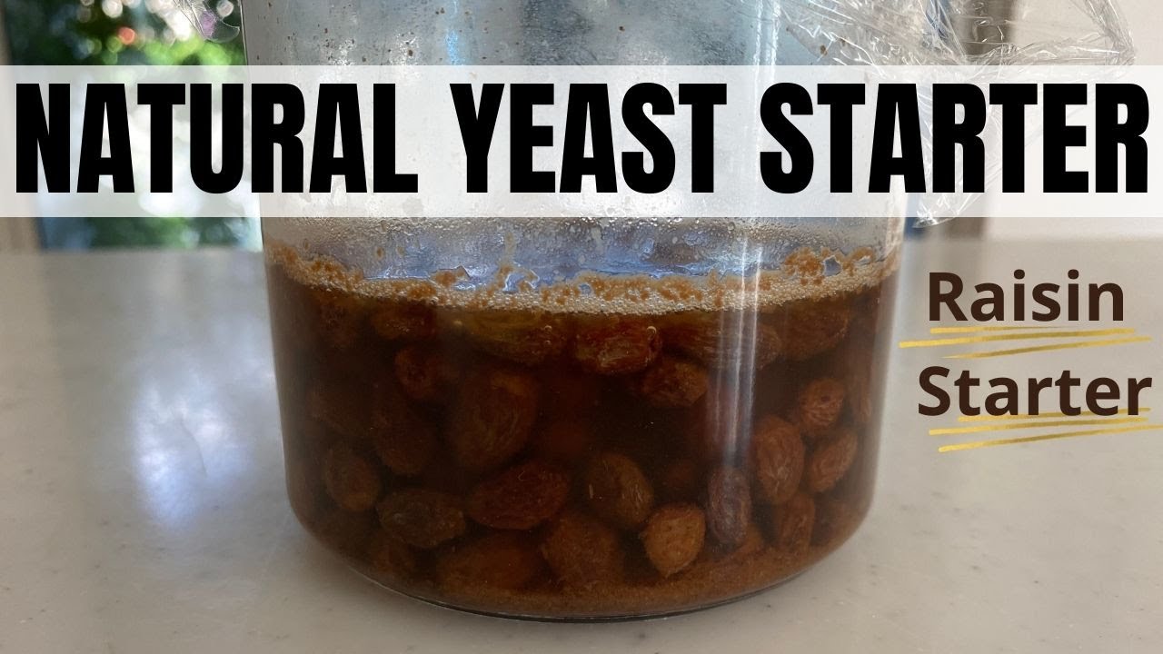 Как приготовить натуральную дрожжевую закваску из изюма. Часть 1 (EP 295)