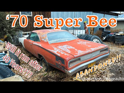 EP 111 Left abandoned by a fugitive for 40 years. Can we make this 1970 Dodge Super Bee Run???
