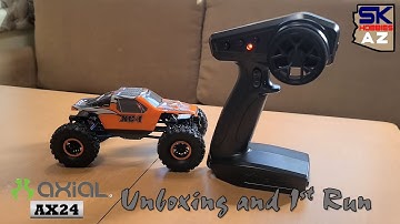 Axial AX24 XC-1 4WS Crawler Unboxing and 1st Run - S02E048