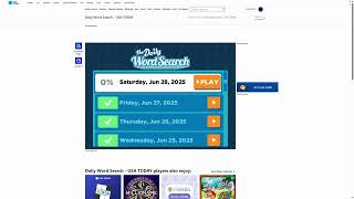 AI solve USA Today the Daily Word Search : 6/28/2025