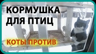 ОБЗОР ЗАПАСОВ из большого морозильника. Кормушка для птиц своими руками. Моя жизнь в деревне.