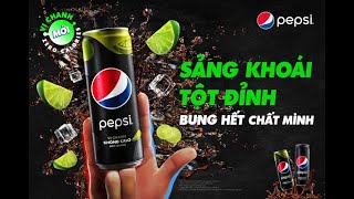 PEPSI VỊ CHANH KHÔNG CALO - Sảng khoái tột đỉnh, bung hết chất mình!