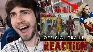 Deadpool & Wolverine | Official Trailer REACTION! | Madonna's In The Trailer!?!