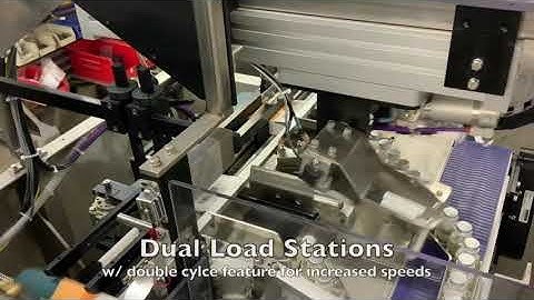 Econocorp Spartan Plus Cartoner with 2 Load Station & Bottle Knock Down for Vials/Jars/Bottles/